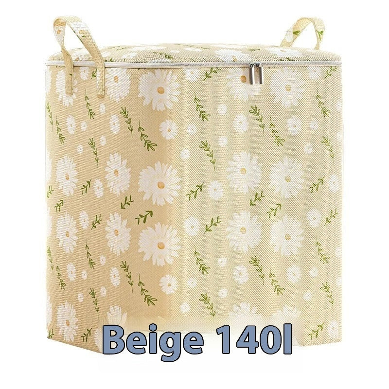 Blue 210L foldable clothes and quilt storage bag

