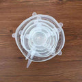 Reusable silicone food covers for bowls and containers
